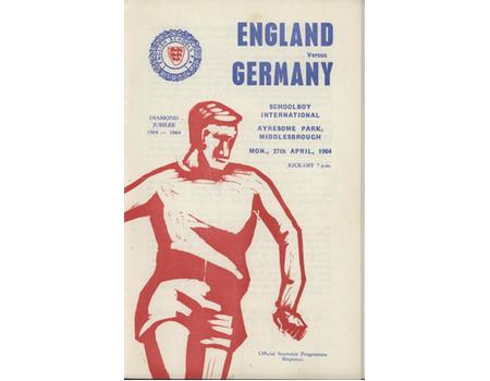 ENGLAND V GERMANY (SCHOOLS