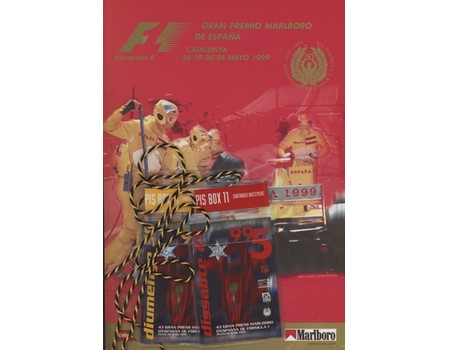 SPANISH GRAND PRIX 1999 OFFICIAL PROGRAMME