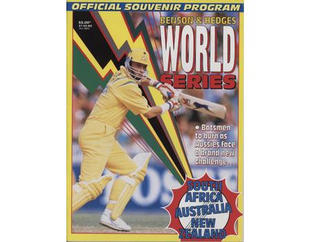 B&H WORLD SERIES (AUSTRALIA, SOUTH AFRICA, NEW ZEALAND) 1993-94 CRICKET PROGRAMME