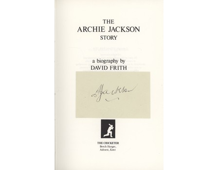 THE ARCHIE JACKSON STORY