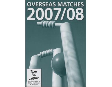 ACS OVERSEAS MATCHES 2007/08