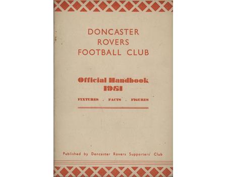 DONCASTER ROVERS FC 1951-52 OFFICIAL HANDBOOK