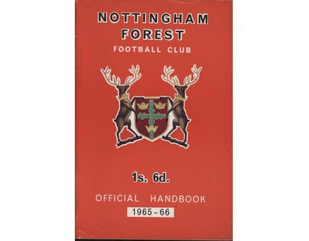 NOTTINGHAM FOREST FC 1965-66 OFFICIAL HANDBOOK