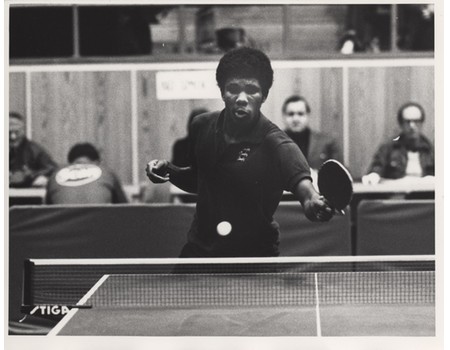 DESMOND DOUGLAS (ENGLAND) TABLE TENNIS PHOTOGRAPH