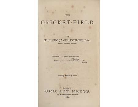 THE CRICKET-FIELD
