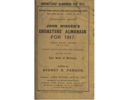 WISDEN CRICKETERS