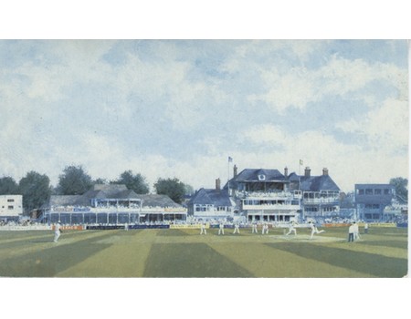 ENGLAND CRICKETERS 1930S-50S SIGNED POSTCARD