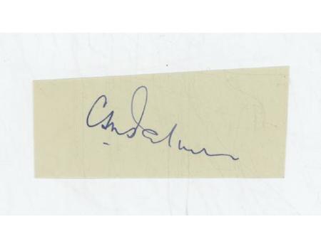 CHARLIE PALMER (WORCESTERSHIRE, LEICESTERSHIRE & ENGLAND) CRICKET AUTOGRAPH