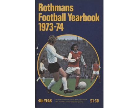 ROTHMANS FOOTBALL YEARBOOK 1973-74