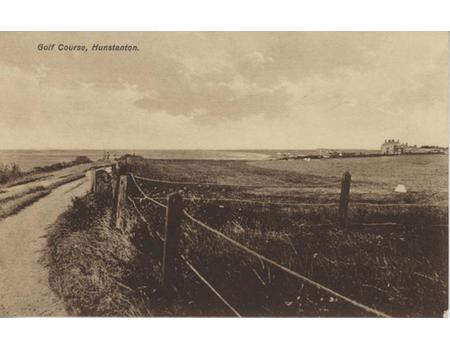 HUNSTANTON GOLF COURSE POSTCARD