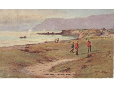 LLANDUDNO GOLF LINKS POSTCARD