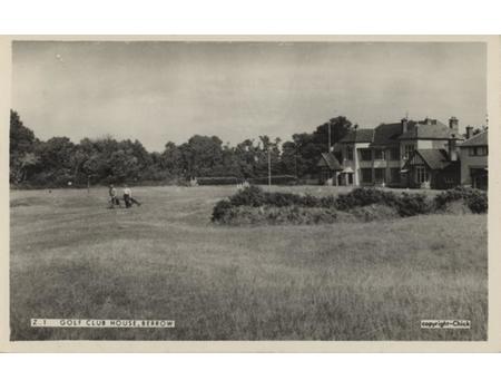 BURNHAM & BERROW GOLF CLUB (SOMERSET) GOLF POSTCARD