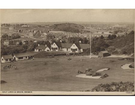 CROMER GOLF CLUB (NORFOLK) GOLF POSTCARD