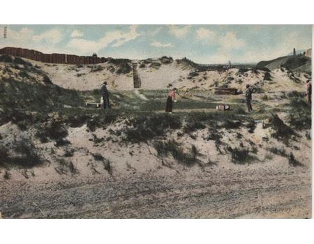 ABERDOVEY GOLF CLUB (WALES) GOLF POSTCARD