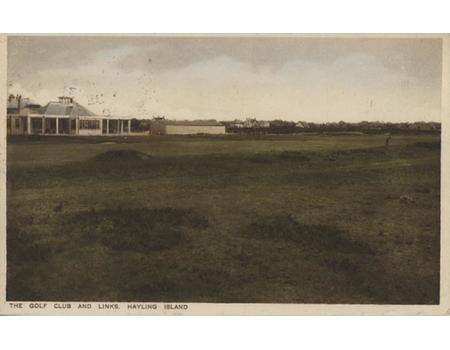 HAYLING GOLF CLUB (HAMPSHIRE) POSTCARD