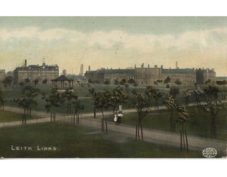 LEITH LINKS (EDINBURGH) GOLF POSTCARD