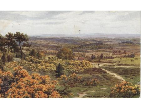 CROWBOROUGH GOLF COURSE (EAST SUSSEX) GOLF POSTCARD