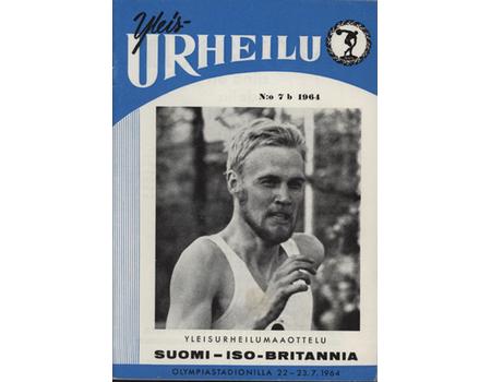 FINLAND VS. GREAT BRITAIN 1964 MEN