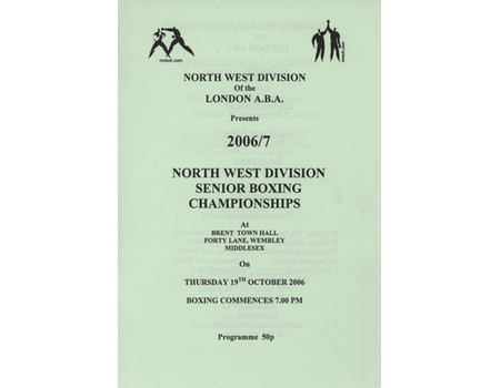 GEORGE GROVES V JAMES DEGALE 2006 BOXING PROGRAMME