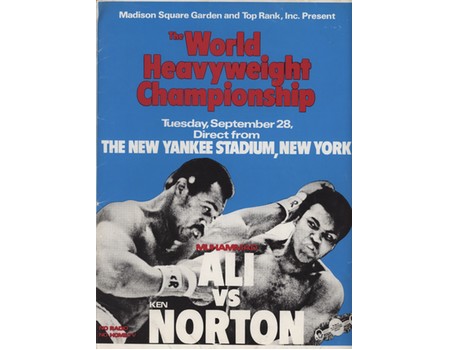 MUHAMMAD ALI V KEN NORTON 1976 BOXING PRESS PACK