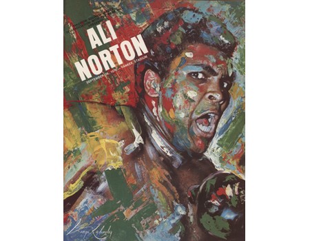 MUHAMMAD ALI V KEN NORTON 1976 BOXING PRESS BROCHURE