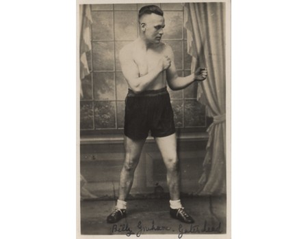 BILLY GRAHAM (GATESHEAD) SIGNED BOXING PHOTOGRAPH