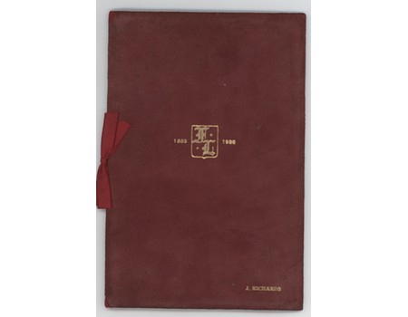 THE FOOTBALL LEAGUE GOLDEN JUBILEE 1938 BANQUET MENU (MULTI SIGNED)