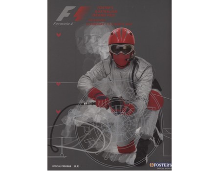 AUSTRALIAN GRAND PRIX 2002 MOTOR RACING PROGRAMME