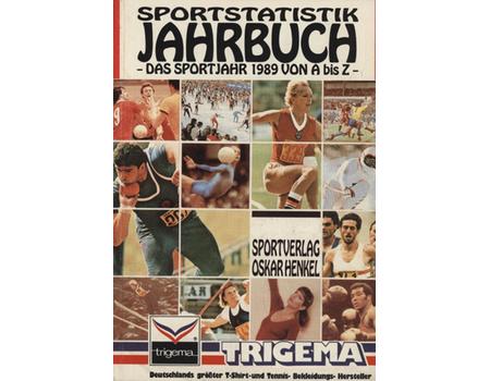 SPORTSTATISTIK JAHRBUCH 1989 - Rare & antiquarian sports reference ...