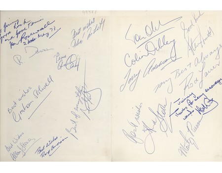 IMPROVING YOUR TENNIS - STROKES AND TECHNIQUES (SIGNED BY ASHE, LAVER, ROSEWALL ETC.)