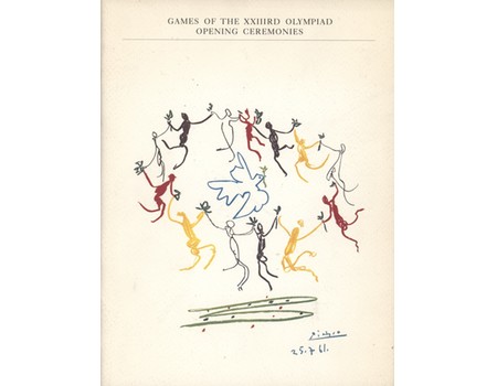 LOS ANGELES OLYMPICS 1984 - OPENING CEREMONY OFFICIAL PROGRAMME