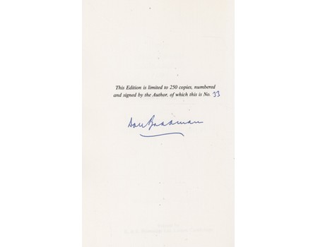 THE AUSTRALIANS IN ENGLAND 1902 (SIGNED BY BRADMAN)