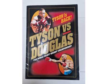 MIKE TYSON V JAMES "BUSTER" DOUGLAS 1990 (TOKYO) BOXING PROGRAMME