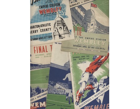 F.A. CUP FINAL PROGRAMME COLLECTION 1946-91
