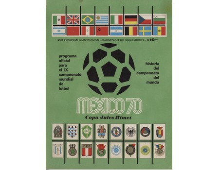 WORLD CUP 1970 OFFICIAL SOUVENIR PROGRAMME