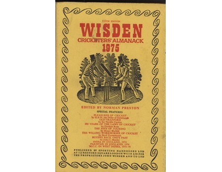 WISDEN CRICKETERS