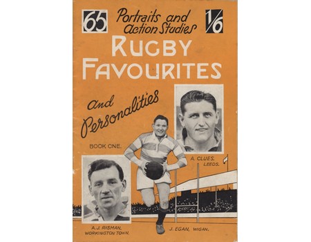 RUGBY FAVOURITES AND PERSONALITIES BOOK ONE
