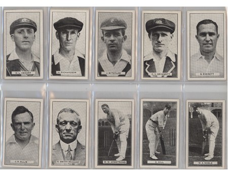 AUSTRALIAN CRICKETERS 1925 (MORRIS & SONS) CIGARETTE CARDS