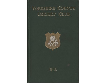 YORKSHIRE COUNTY CRICKET CLUB 1910 [ANNUAL]