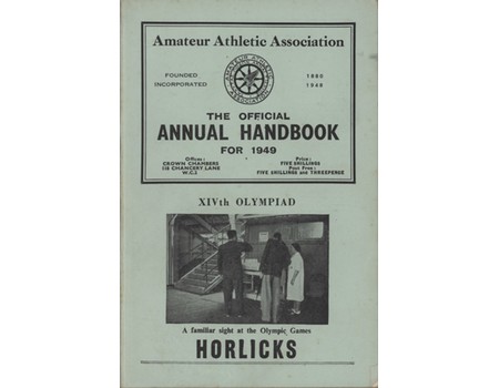 AMATEUR ATHLETIC ASSOCIATION HANDBOOK 1949