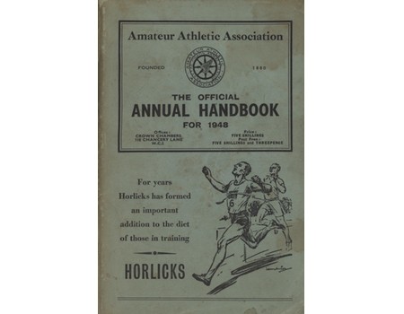 AMATEUR ATHLETIC ASSOCIATION HANDBOOK 1948