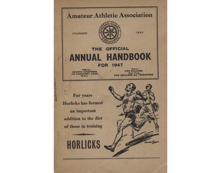 AMATEUR ATHLETIC ASSOCIATION HANDBOOK 1947