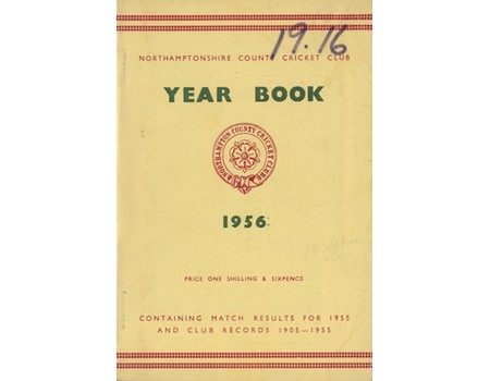 NORTHAMPTONSHIRE COUNTY CRICKET CLUB 1956 YEAR BOOK