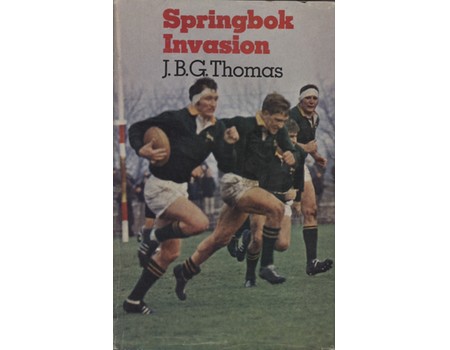 Springbok Rugby Book Cover SPRINGBOK INVASION - Rugby Union Books: Sportspages.com