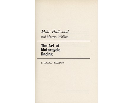 THE ART OF MOTORCYCLE RACING