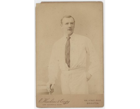 A.J. WEBBE (MIDDLESEX & ENGLAND) 1892 CRICKET CABINET CARD PHOTOGRAPH