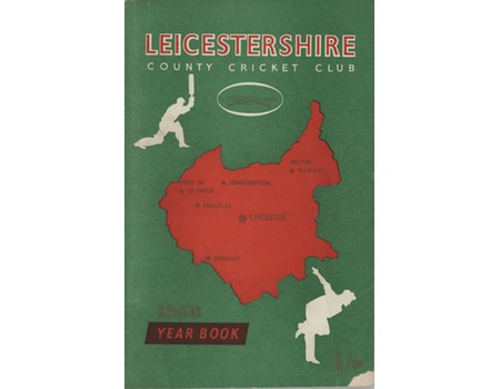 LEICESTERSHIRE COUNTY CRICKET CLUB 1958 YEARBOOK