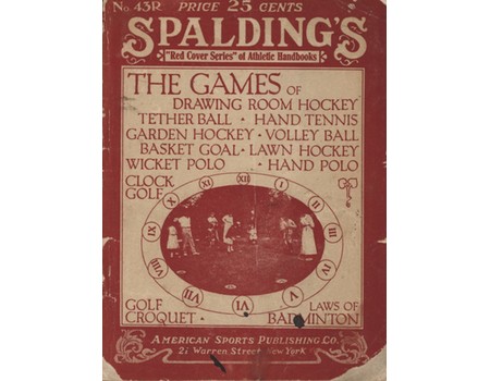 THE GAMES OF LAWN HOCKEY, GARDEN HOCKEY, GOLF HOCKEY ETC. (SPALDING