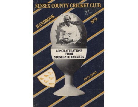SUSSEX COUNTY CRICKET CLUB HANDBOOK 1979