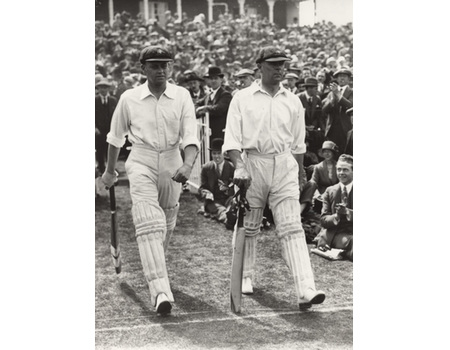WOODFULL AND BARDSLEY (AUSTRALIA) 1926 CRICKET PHOTOGRAPH